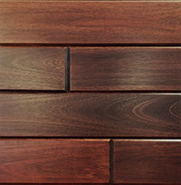 Synergy Red Grandis Bordeaux V-Joint Wood Ceilings by Synergy Wood