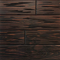 E-Peck® Southern Pine Bordeaux by Synergy Wood - Rare Pecky Cypress look onRed Grandis or Pine boards.