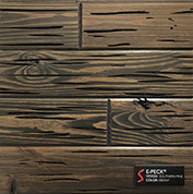 E-Peck®, by Synergy Wood, replicates the natural and rare pecky look of older Cypress trees. 