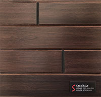 Synergy Red Grandis Bordeaux V-Joint Wood Ceilings by Synergy Wood