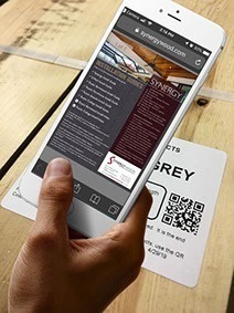 Use your smart phone to access installation guides from Synergy Wood