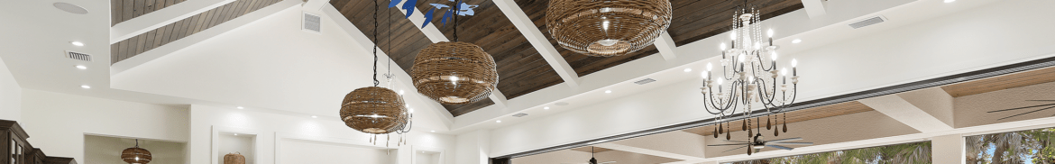 Synergy Southern Yellow Pine Ebony wood ceiling