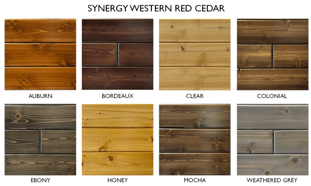 Western Red Cedar colors